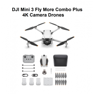 DJI Mini 3 Fly More Combo Plus - 4K Camera Drones